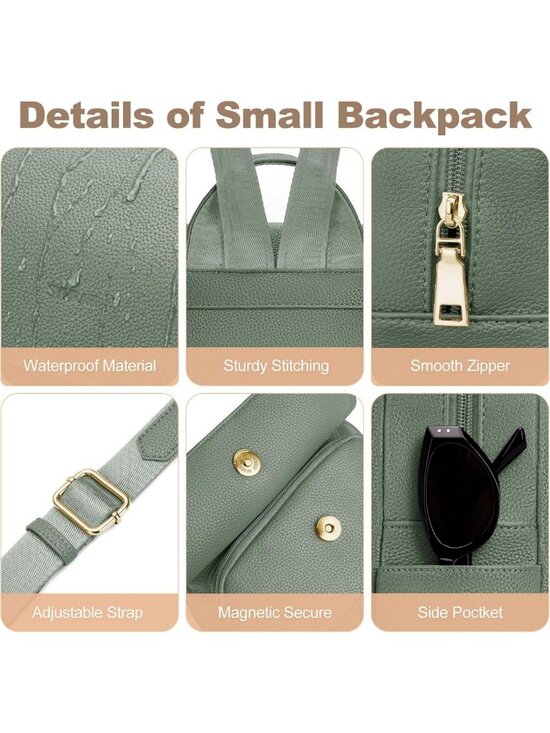 Stylish Women\'s Backpack Purse with RFID Wallet & Tablet Sleeve - Casual Travel main image 9